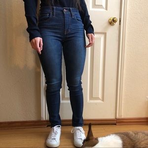 Madewell high riser skinny